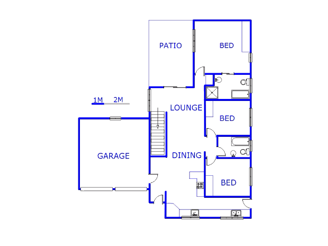 Floor plan of the property in Kengies