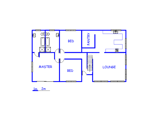 Floor plan of the property in Birkenhead