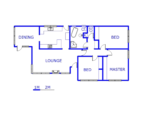Floor plan of the property in Risiville