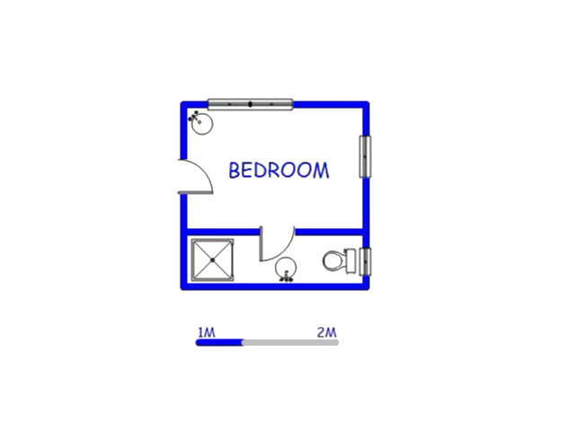 Floor plan of the property in Bela-Bela (Warmbad)