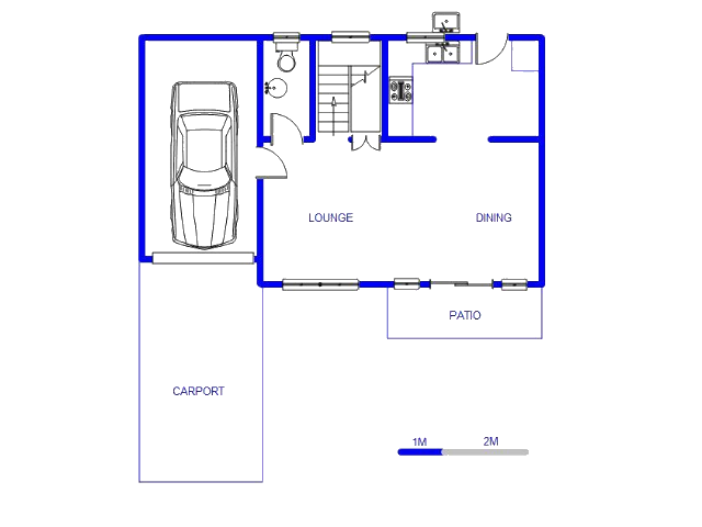 Floor plan of the property in Safarituine