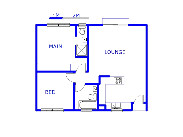 Floor plan of the property in Croydon