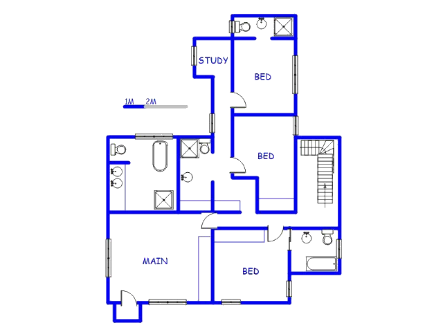 Floor plan of the property in Westridge