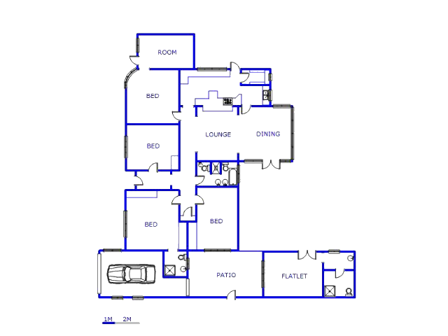 Floor plan of the property in Discovery