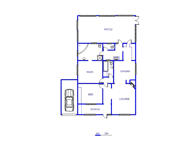Floor plan of the property in Dalview