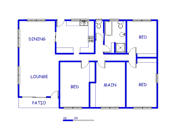 Floor plan of the property in Newholme