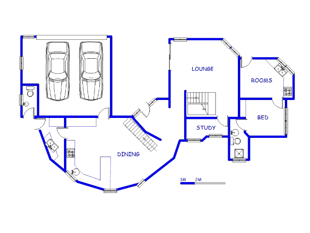 Floor plan of the property in Shelly Beach