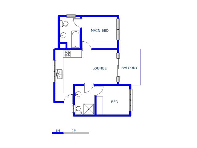 1st Floor - 54m2 of property for sale in Honeydew