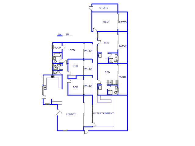 Floor plan of the property in Orchards