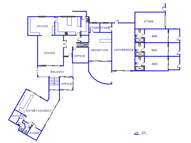 Floor plan of the property in Lakefield