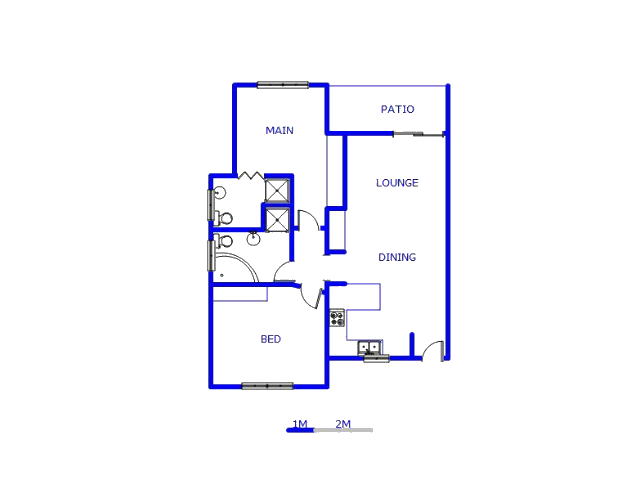 Floor plan of the property in Northwold