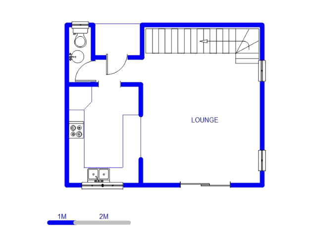 Floor plan of the property in Celtisdal