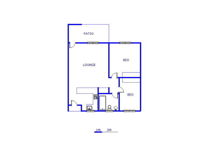 Floor plan of the property in Linmeyer