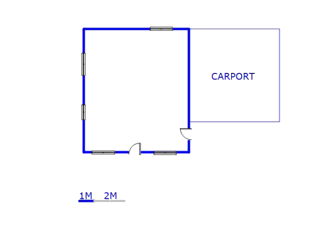 Floor plan of the property in Marister AH