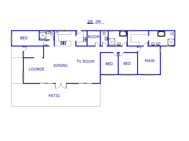 Floor plan of the property in Norton's Home Estates