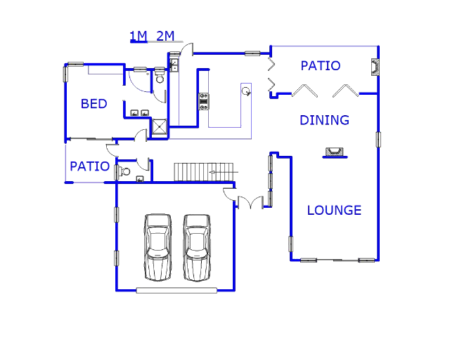 Floor plan of the property in Parys