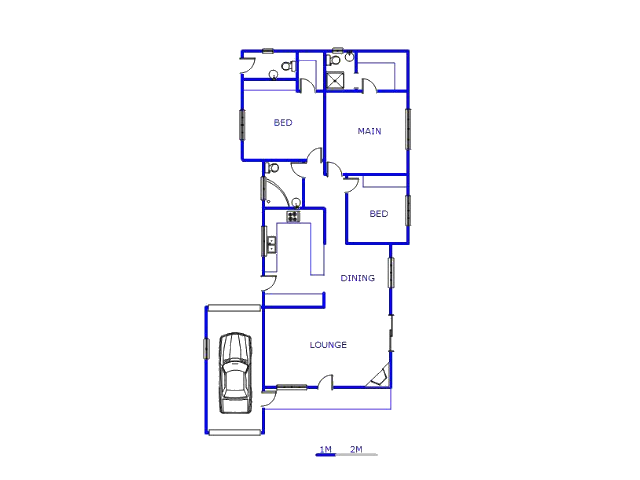 Floor plan of the property in Nigel