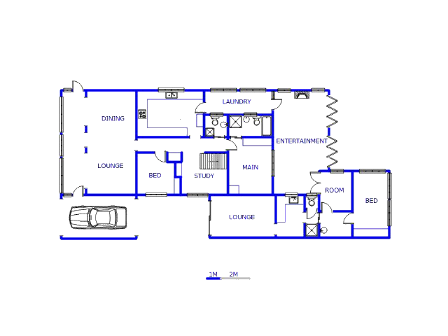 Floor plan of the property in Hurst Hill
