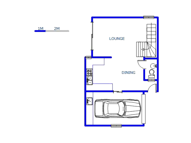 Floor plan of the property in Ballito