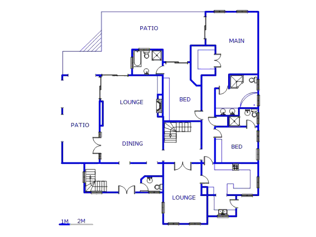 Floor plan of the property in The Gardens