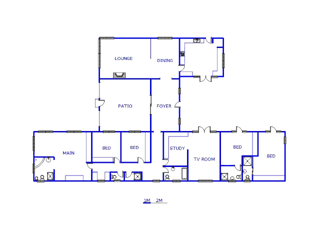 Floor plan of the property in Fairview