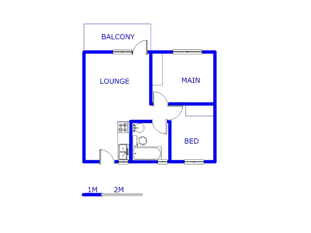 1st Floor - 44m2 of property for sale in Olifantsvlei