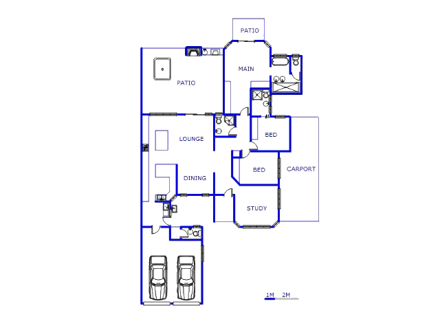 Floor plan of the property in Wingate Park