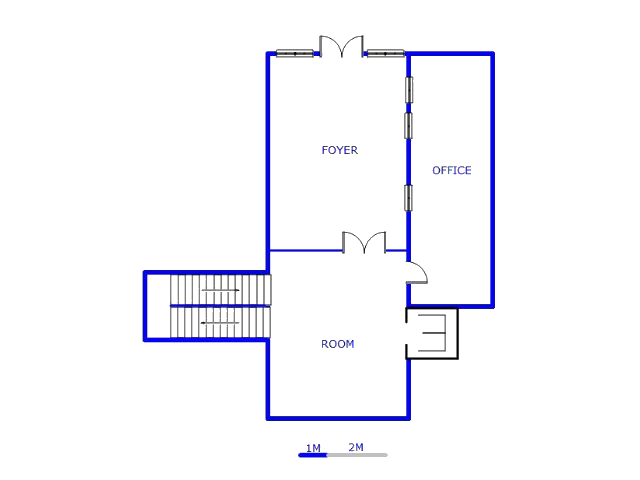 Floor plan of the property in Riverton