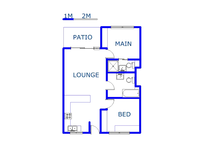 Floor plan of the property in Effingham Heights