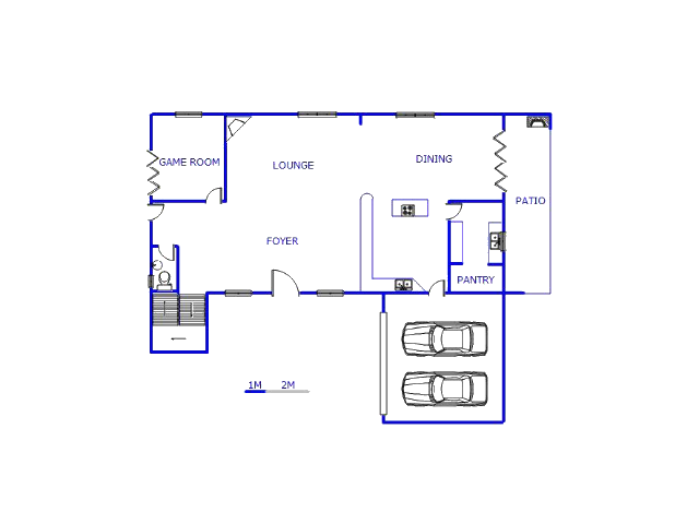 Floor plan of the property in Tongaat