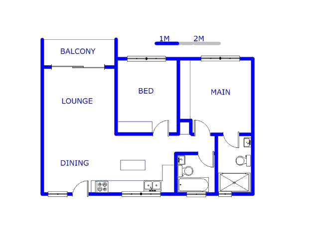 Floor plan of the property in Olivedale