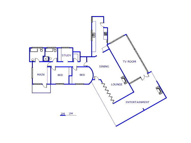 Floor plan of the property in Blairgowrie