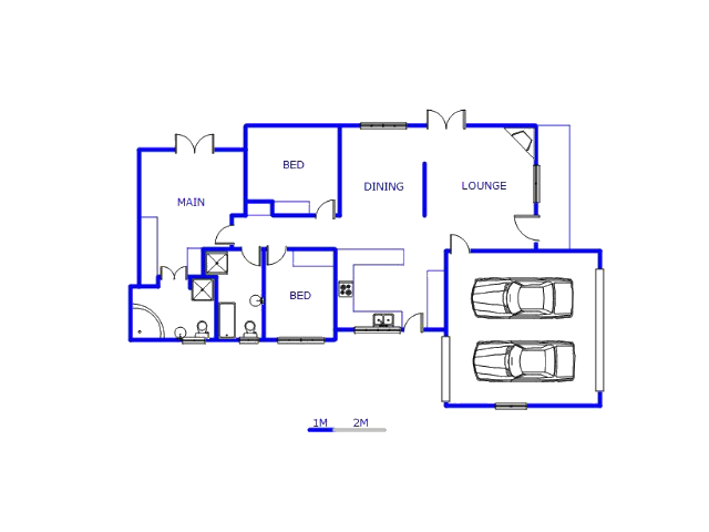 Floor plan of the property in Dalpark
