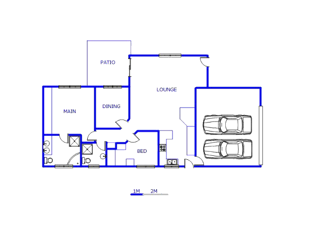 Floor plan of the property in Eikepark