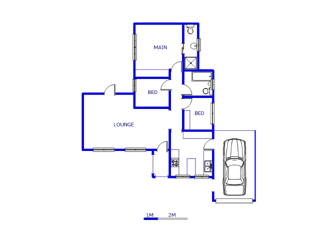 Floor plan of the property in Ennerdale