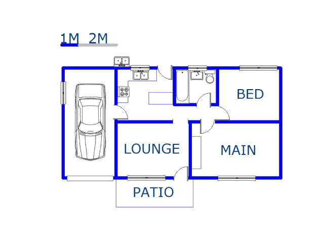 Floor plan of the property in Lovu