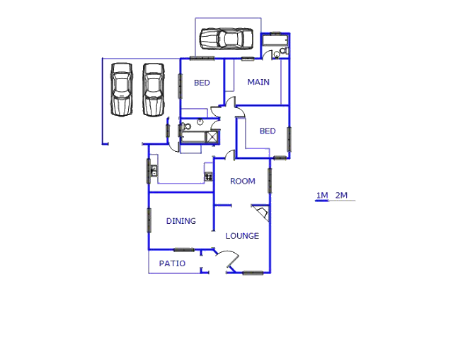 Floor plan of the property in Mountain View