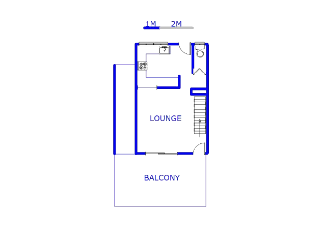 Floor plan of the property in Newlands East