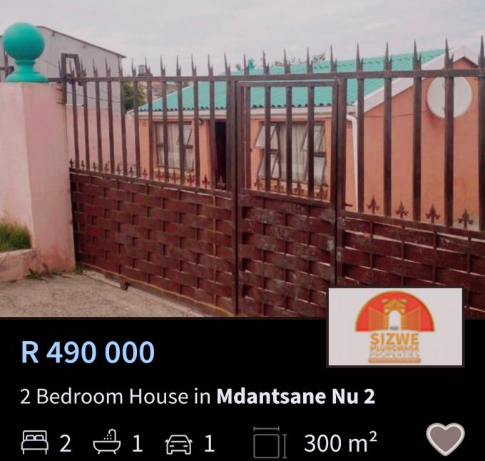 2 Bedroom House for Sale For Sale in Mdantsane - MR579505