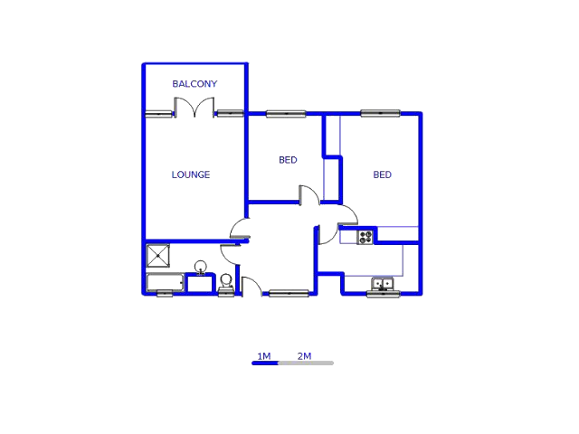 Floor plan of the property in Pelham