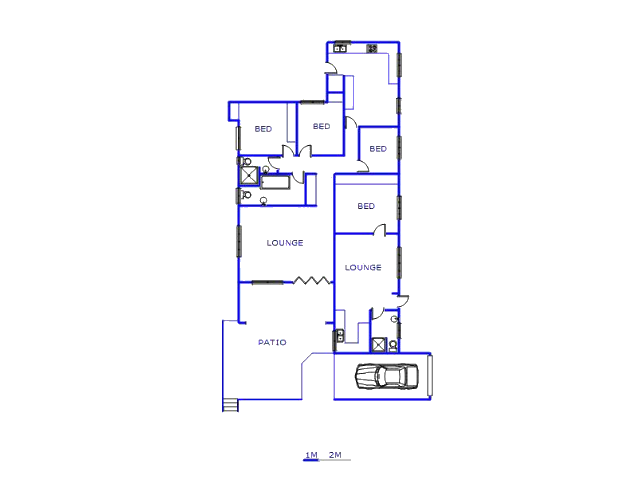 Floor plan of the property in Orange Grove