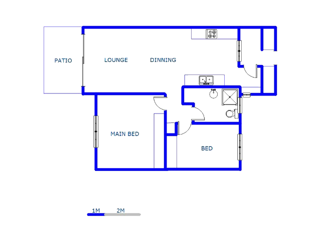 Floor plan of the property in Vorna Valley