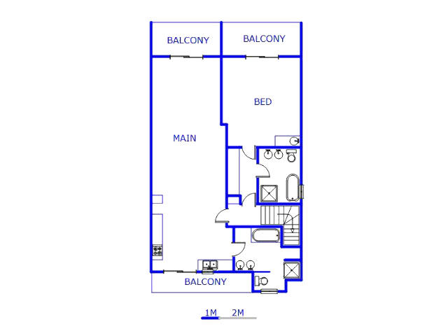 2nd Floor - 132m2 of property for sale in Schoemansville