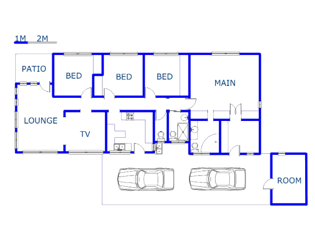 Floor plan of the property in Moorton