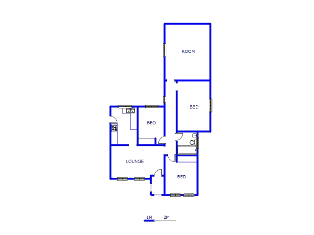 Floor plan of the property in Ennerdale