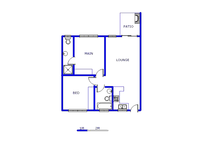 Floor plan of the property in Rynfield
