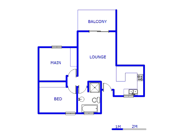 Floor plan of the property in Boardwalk Villas