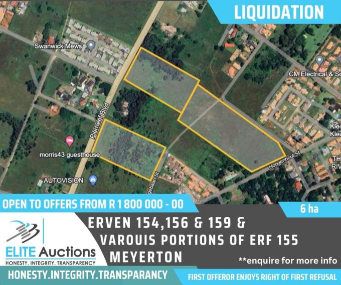 Land for Sale For Sale in Meyerton - MR602427