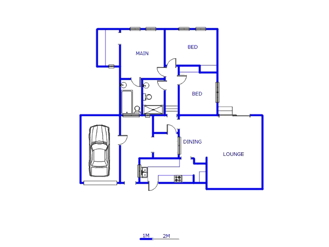 Floor plan of the property in Floracliffe
