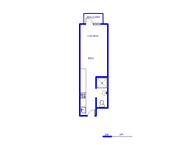 Floor plan of the property in Sandown